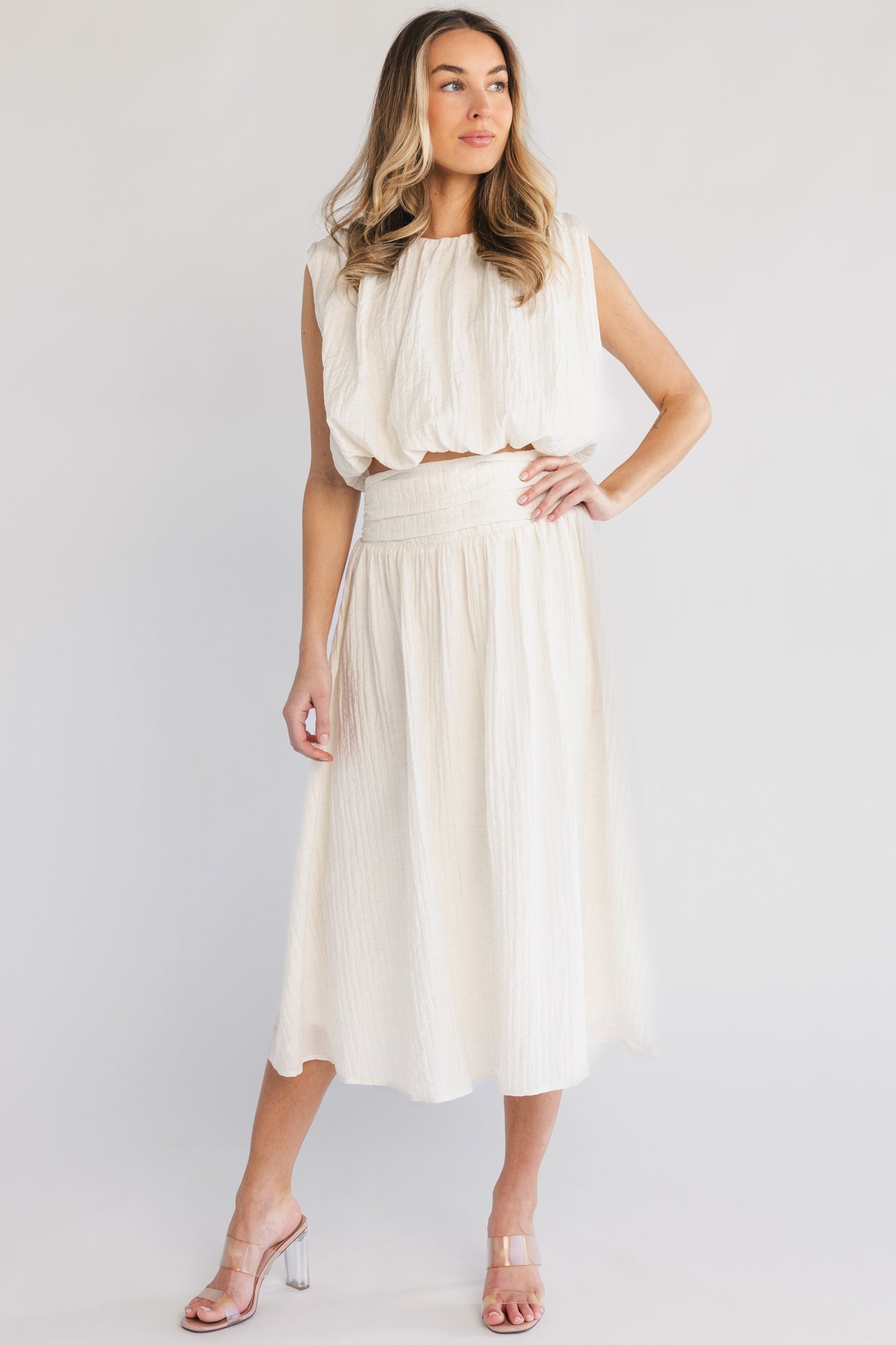 Mimi Top + Skirt Set | Baltic Born Ivory