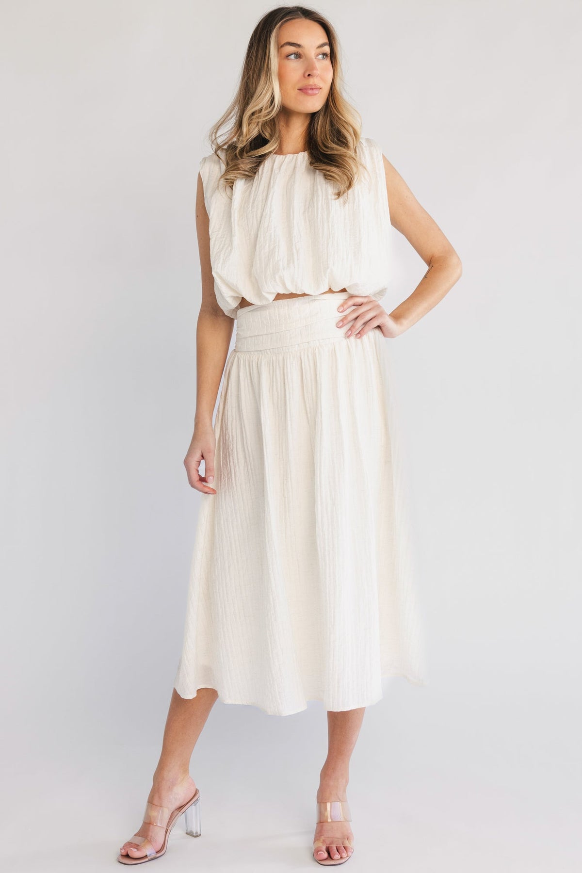 Mimi Top + Skirt Set | Baltic Born Ivory