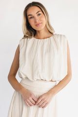 Mimi Top + Skirt Set | Baltic Born Ivory