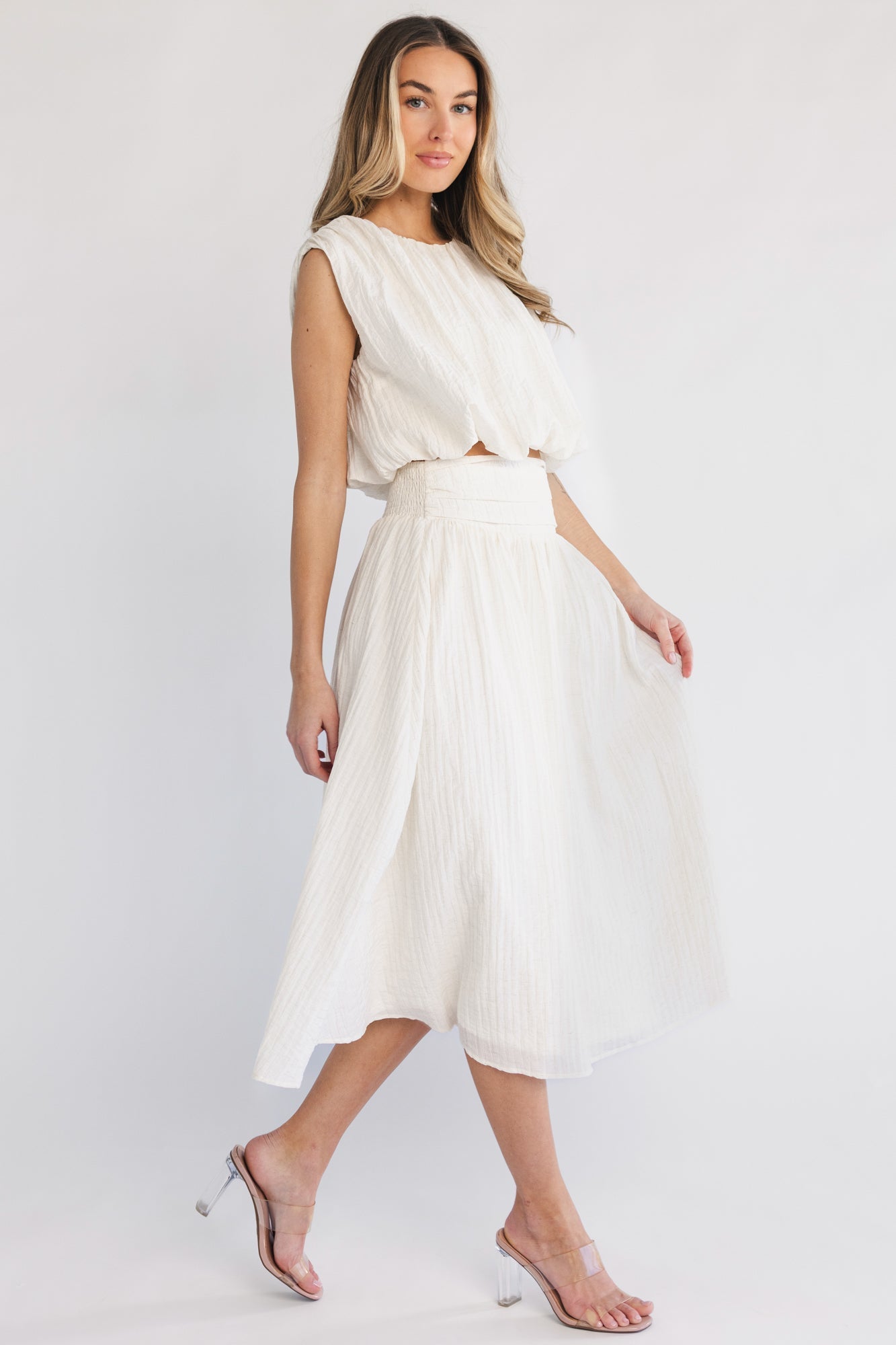 Mimi Top + Skirt Set | Baltic Born Ivory