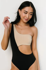 Treasure Cut-Out One Piece | Baltic Born Black + Sand