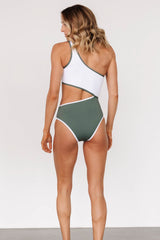 Portofino One Piece | Baltic Born Olive + White