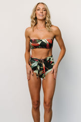 Milos High Waist Bikini Bottom | Baltic Born Midnight Floral