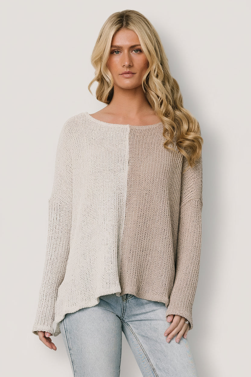 Castelo Knit Top | Baltic Born Natural + Sand