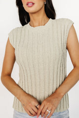 Dava Ribbed Top | Baltic Born Sage