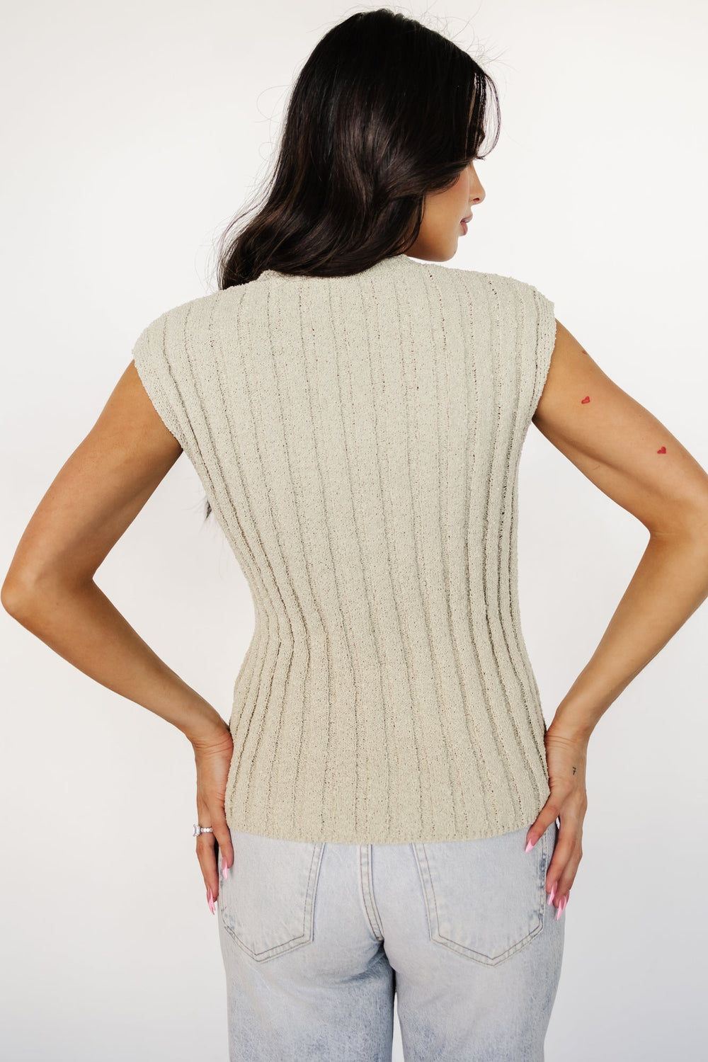 Dava Ribbed Top | Baltic Born Sage