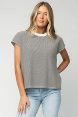 Millie Striped Top | Baltic Born Black + White