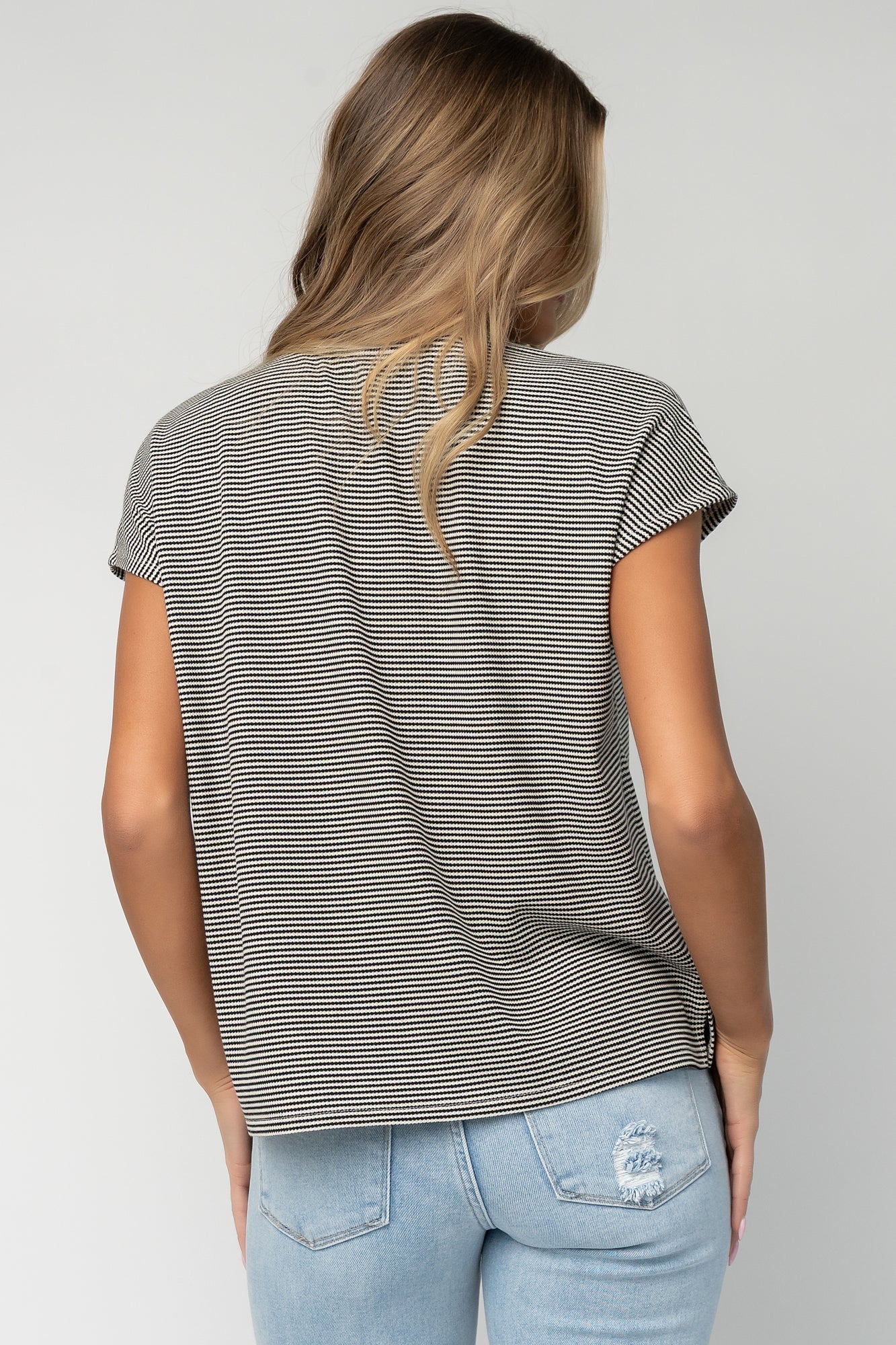 Millie Striped Top | Baltic Born Black + White