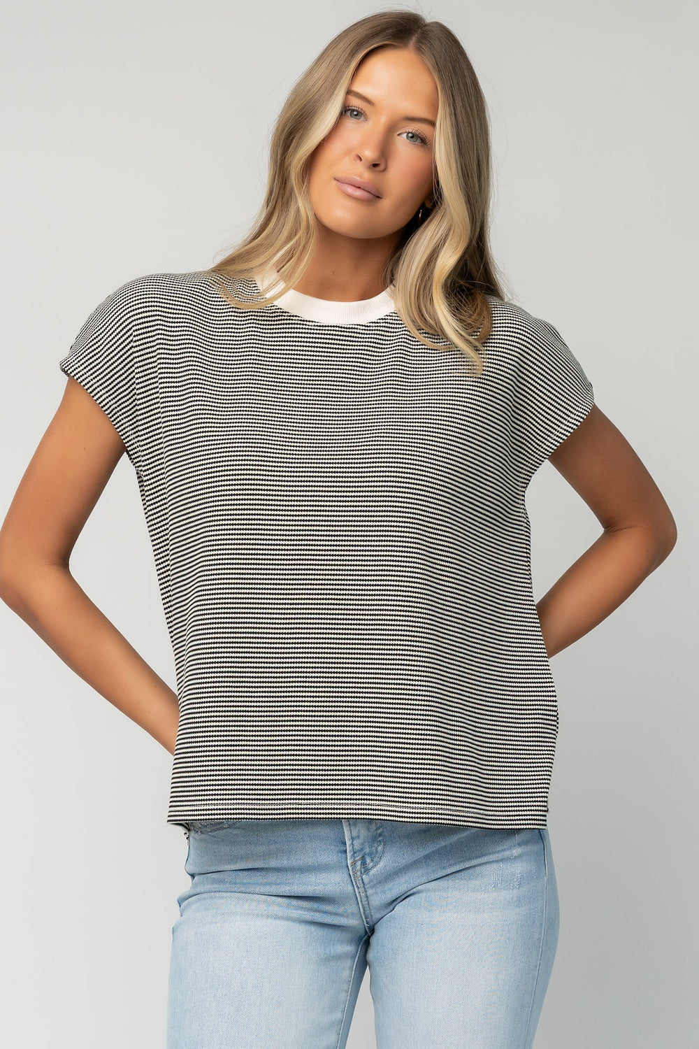 Millie Striped Top | Baltic Born Black + White