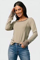 Ashford Striped Top | Baltic Born Olive