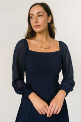 Fabric Swatch - Giselle Chiffon | Baltic Born Navy