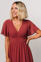 Fabric Swatch - Ramona Chiffon | Baltic Born Terracotta