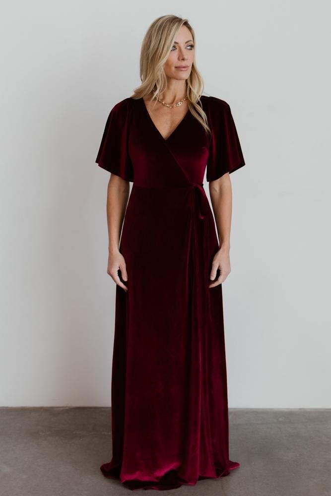 Fabric Swatch - Meghan Velvet | Baltic Born Mulberry