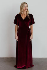 Fabric Swatch - Meghan Velvet | Baltic Born Mulberry