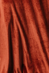 Fabric Swatch - Meghan Velvet | Baltic Born Terracotta