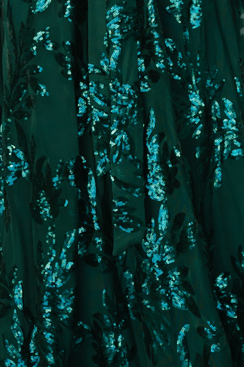 Fabric Swatch - Muse Sequin | Baltic Born Emerald