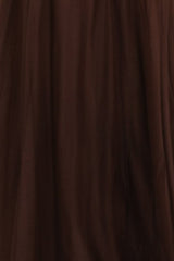 Fabric Swatch - Kamila Tulle | Baltic Born Espresso