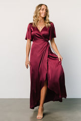 Fabric Swatch - Vara Satin | Baltic Born Mulberry