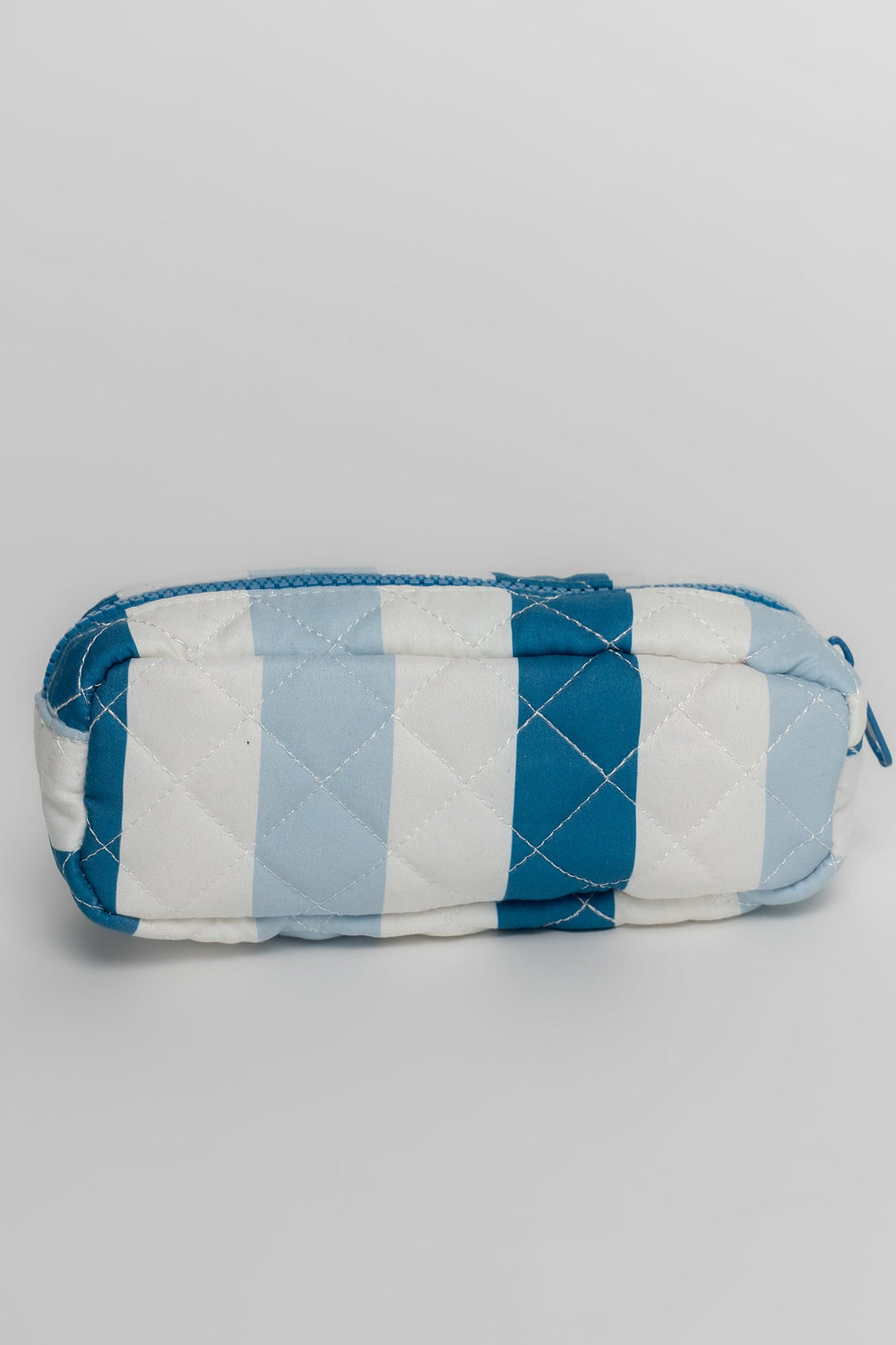 Kelani Quilted Cosmetic Bag Set | Baltic Born Blue Stripe