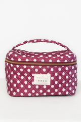 Kelani Quilted Cosmetic Bag Set | Baltic Born Berry + Pink