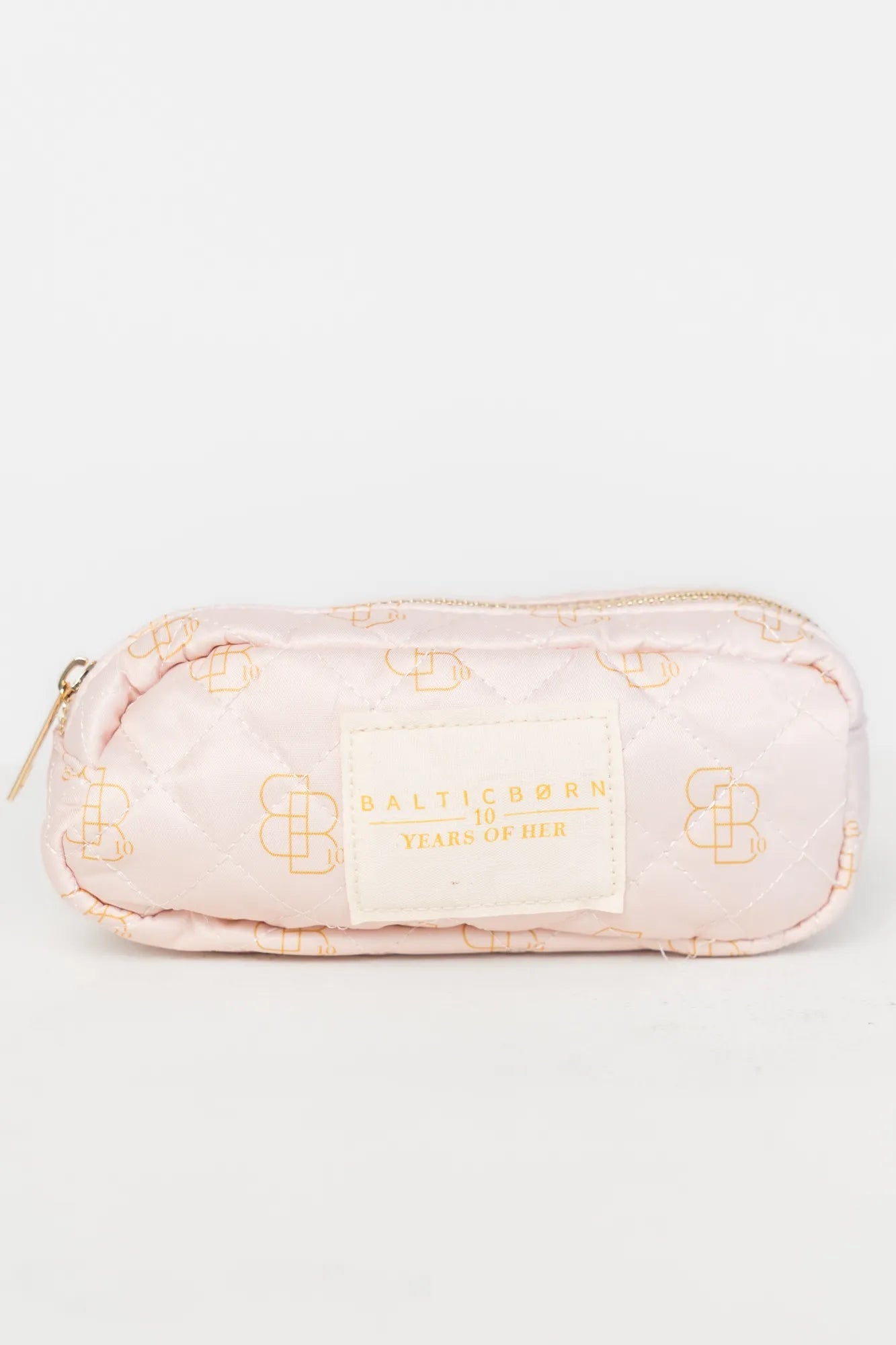 Kelani Quilted Cosmetic Bag Set | Baltic Born Pink