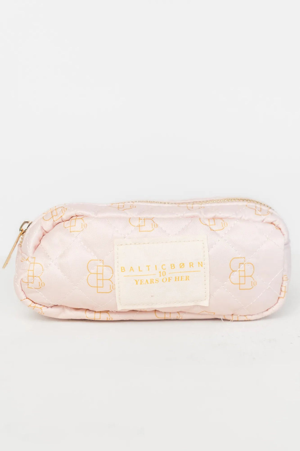 Kelani Quilted Cosmetic Bag Set | Baltic Born Pink