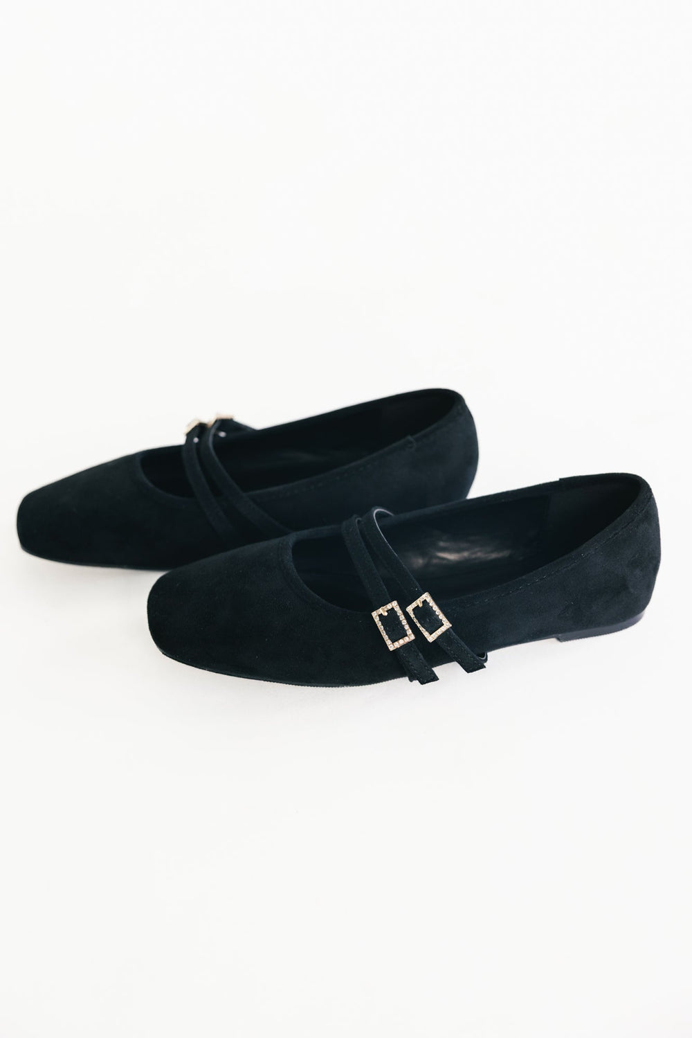 Azira Square Toe Flats | Baltic Born Black