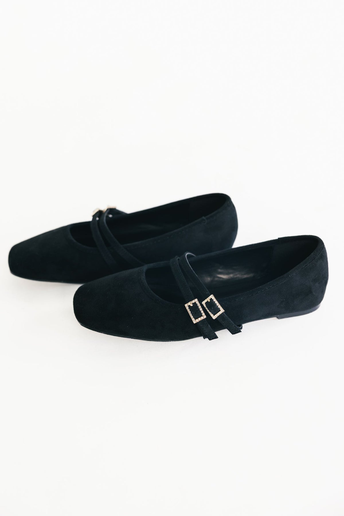 Azira Square Toe Flats | Baltic Born Black