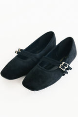 Azira Square Toe Flats | Baltic Born Black