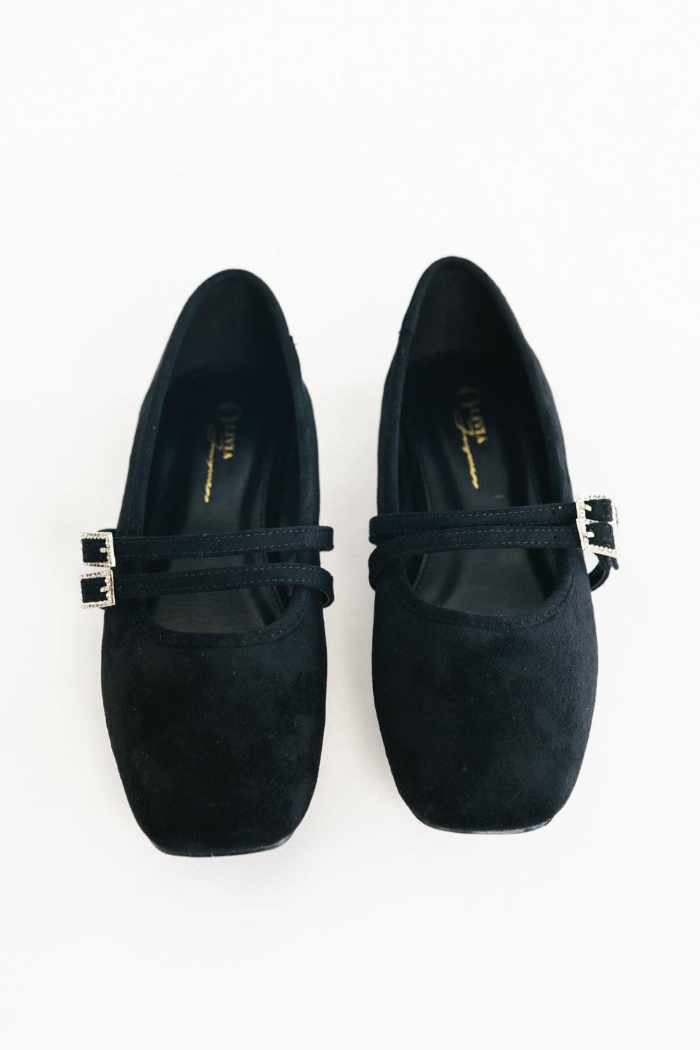 Azira Square Toe Flats | Baltic Born Black