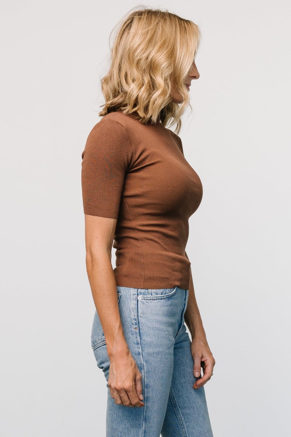 Libby Knit Top | Baltic Born Brown
