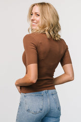 Libby Knit Top | Baltic Born Brown