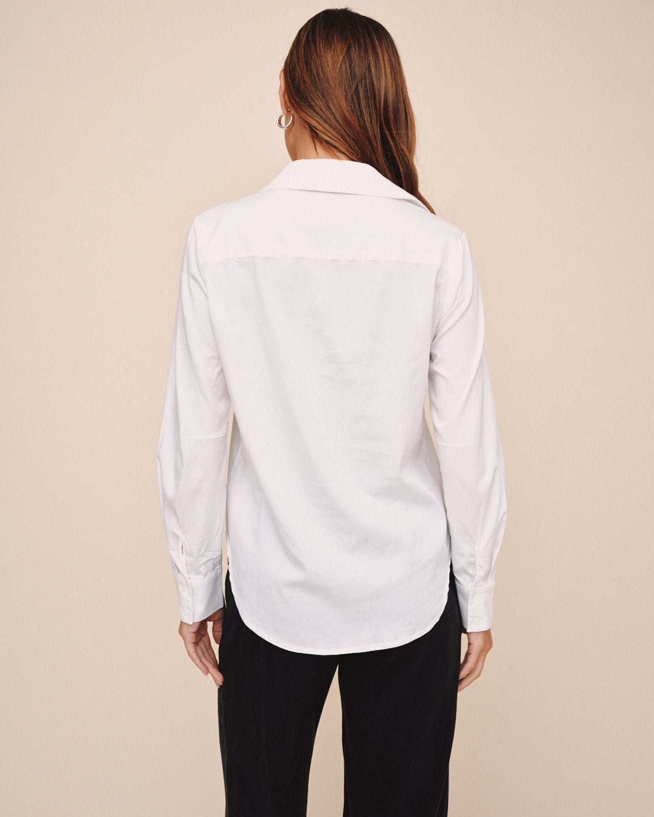 Bella Dahl Long Sleeve Clean Shirt - White