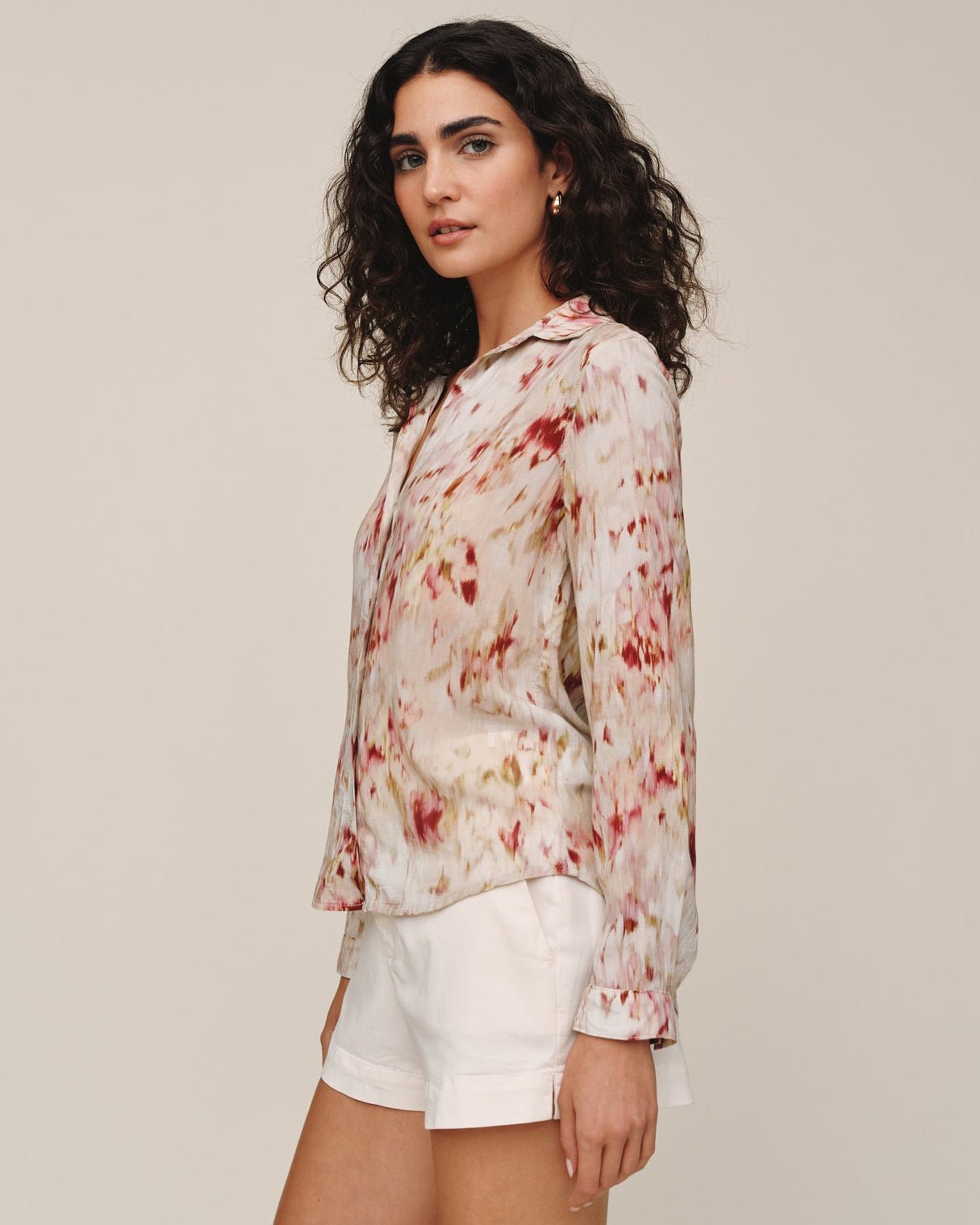 Bella Dahl Classic Button Down - Paradise Bloom Print
