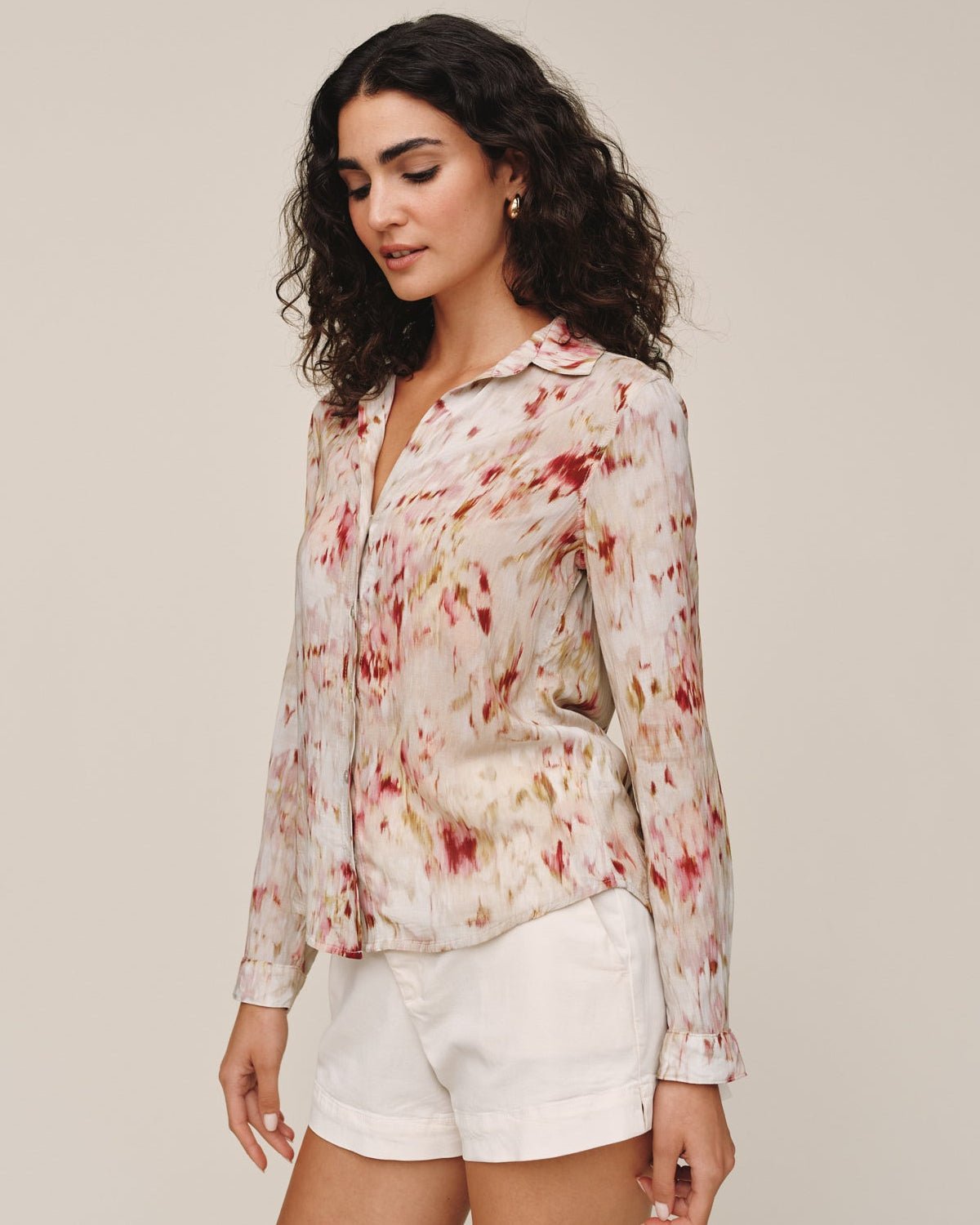 Bella Dahl Classic Button Down - Paradise Bloom Print