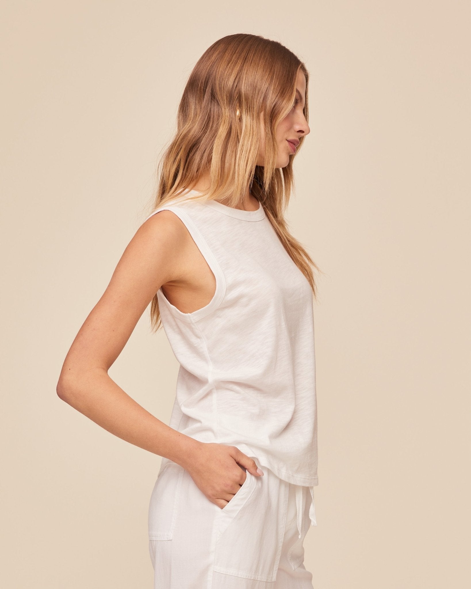 Bella Dahl Easy Tank - White