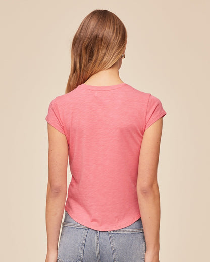 Bella Dahl Baby Crew Tee - Spiced Hibiscus