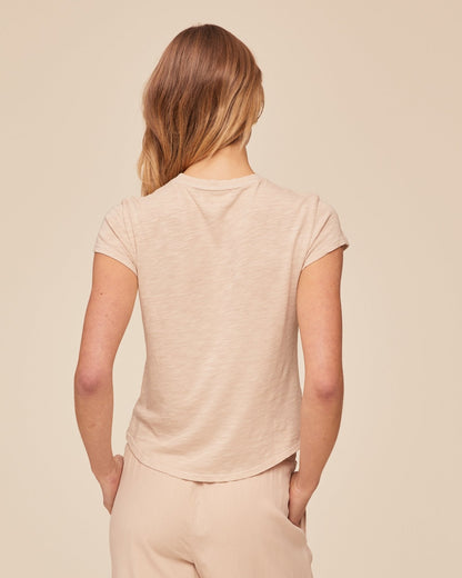 Bella Dahl Baby Crew Tee - Linen Sand