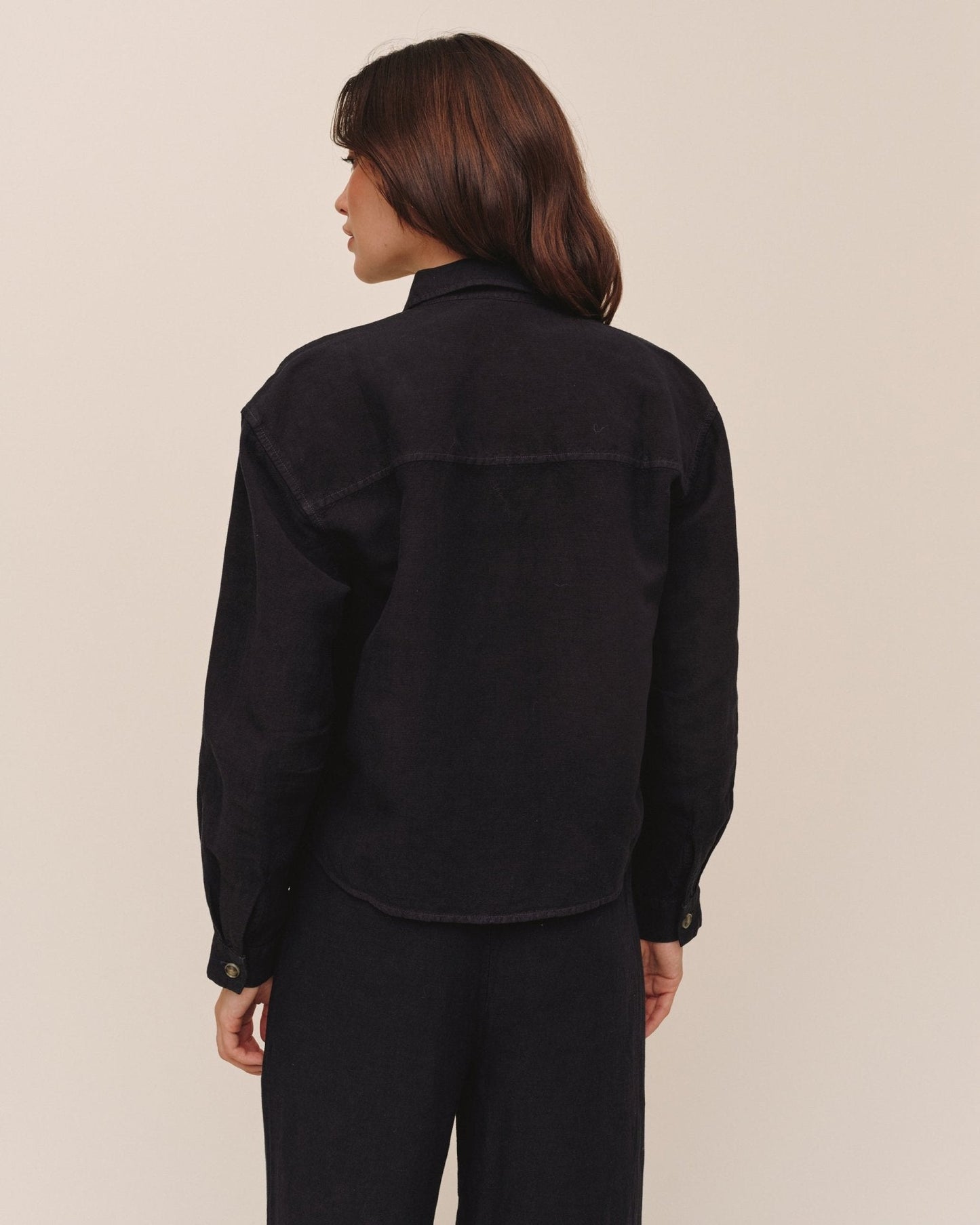 Bella Dahl Boxy Shirt - Black