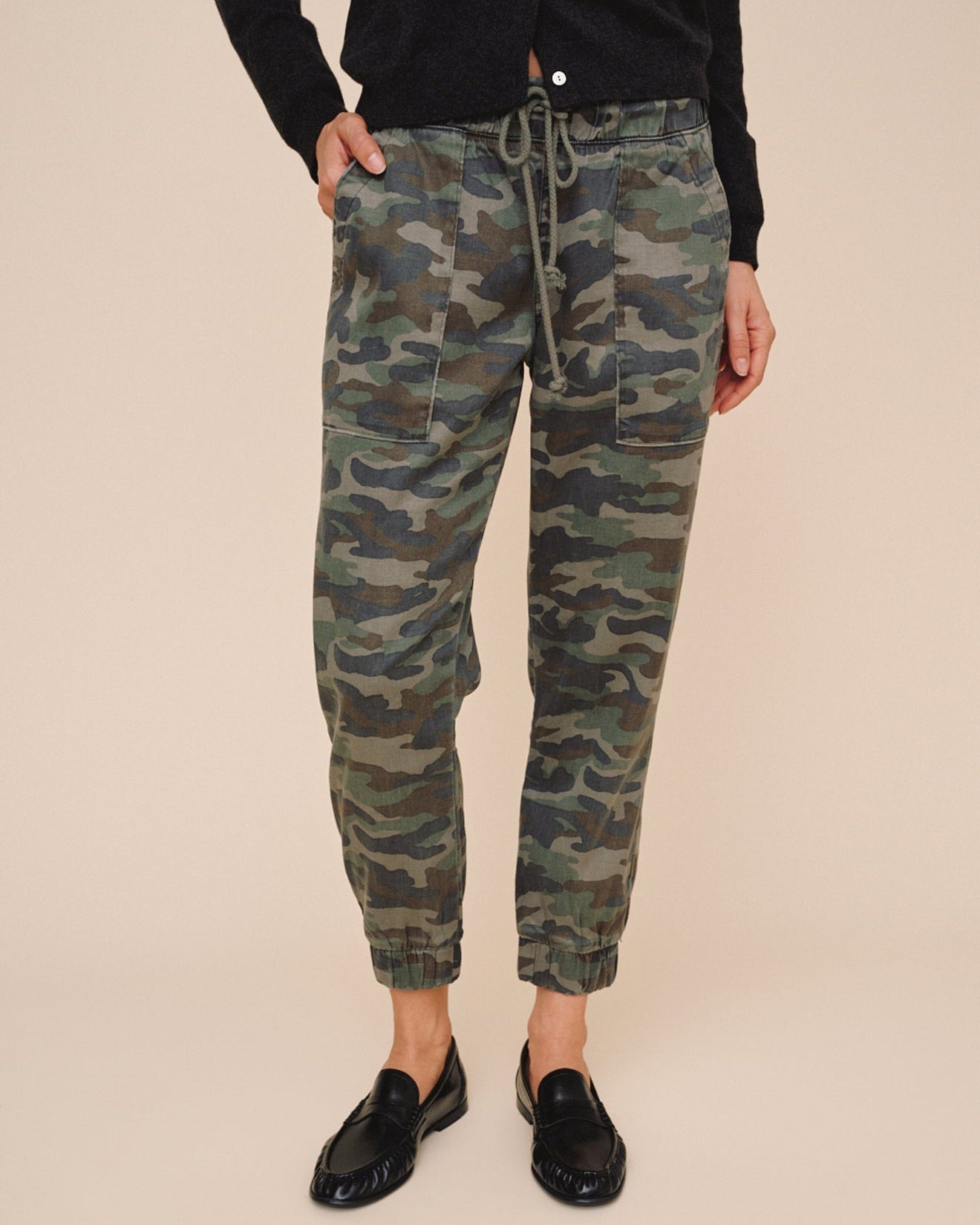 Bella Dahl Pocket Jogger - Vintage Camouflage