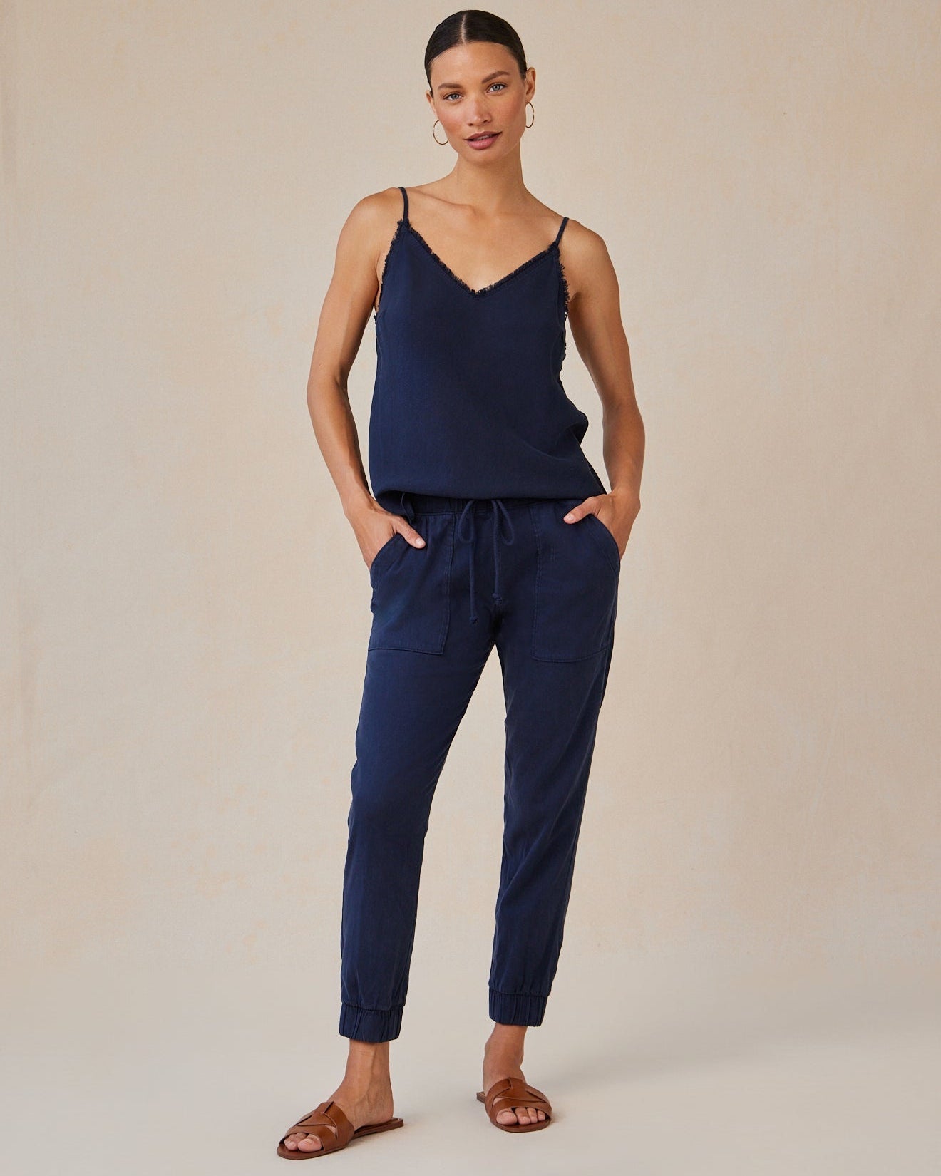 Bella Dahl Pocket Jogger in Endless Sea - Everyday Comfort - Bella Dahl