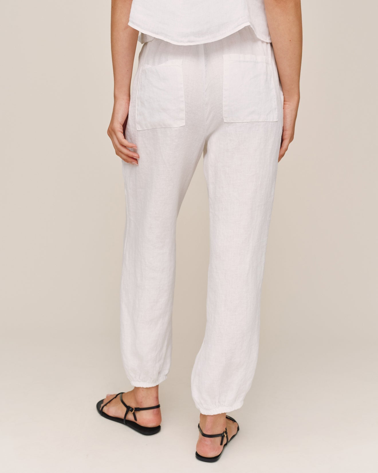 Bella Dahl Oversized Femme Jogger - White