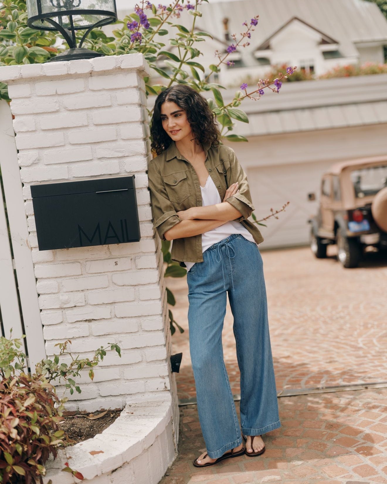 Bella Dahl Drawstring Jean - Indigo Mist Wash