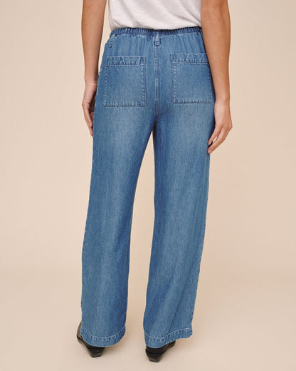 Bella Dahl Drawstring Jean - Indigo Mist Wash