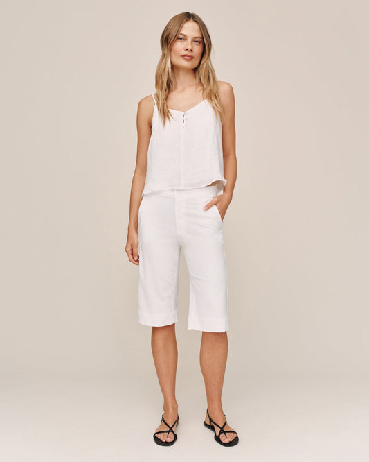 Bella Dahl Saige Bermuda - White