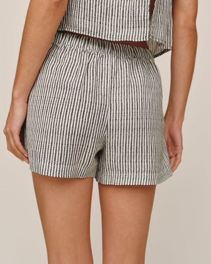 Bella Dahl Catalina Short - Hatch Stripe