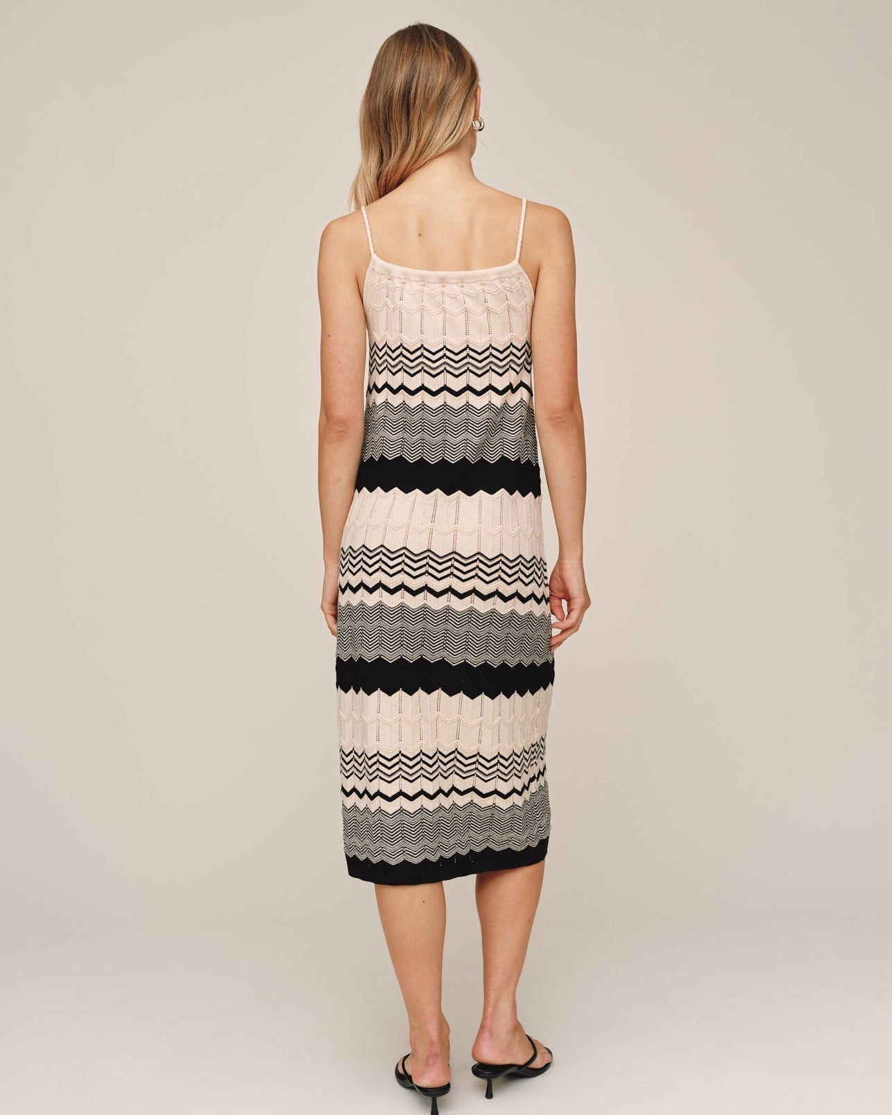 Bella Dahl Midi Knit Dress - Summer Chevron
