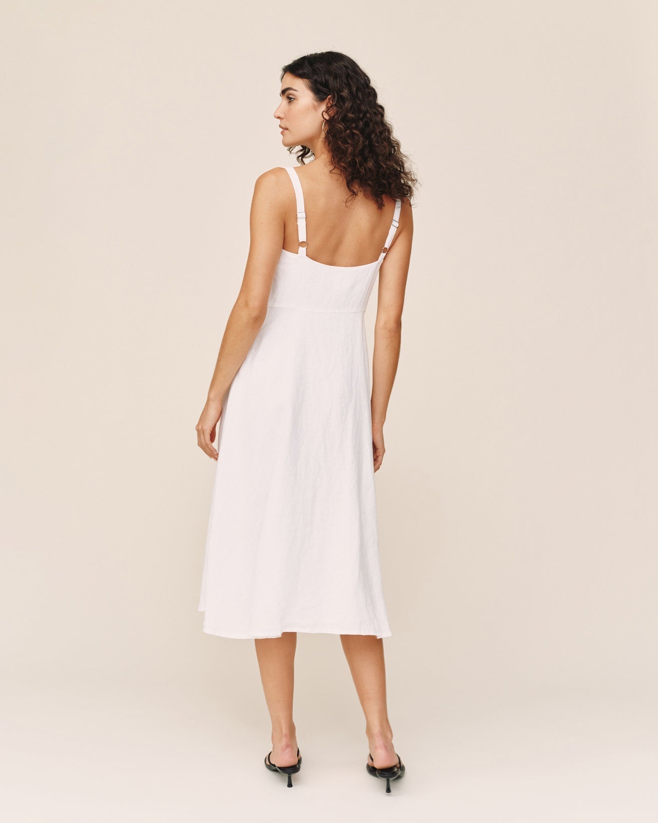 Bella Dahl Apron Midi Dress - White