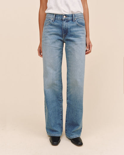 Bella Dahl LK Blue Kinney Low-Rise Baggy - Sunfade