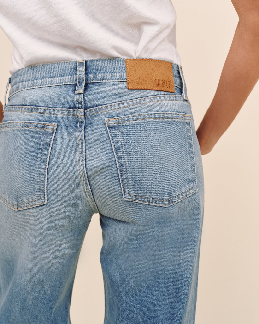 Bella Dahl LK Blue Kinney Low-Rise Baggy - Sunfade